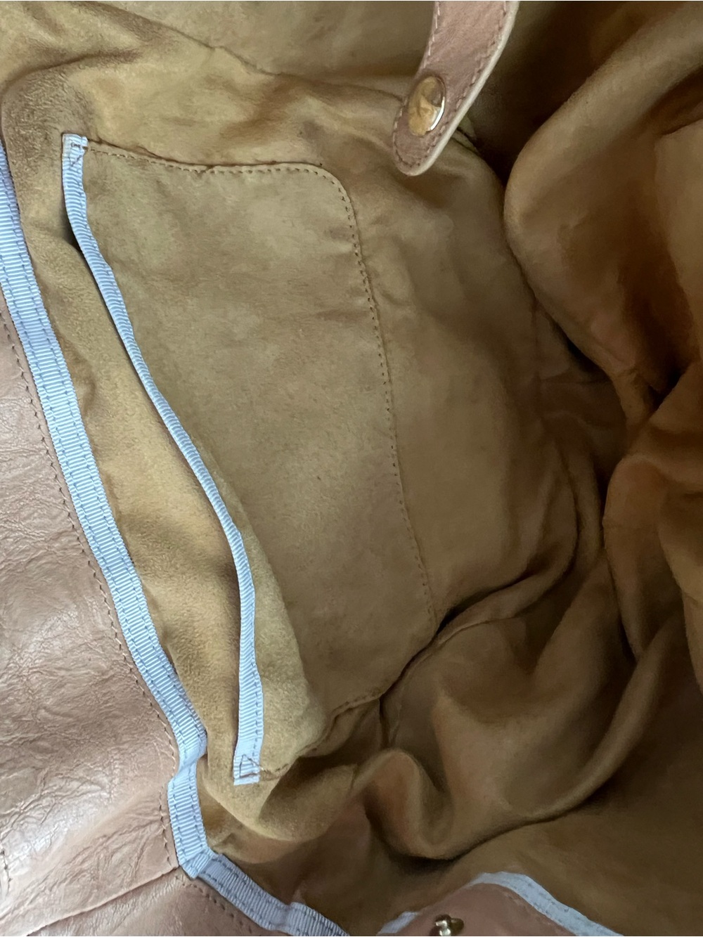 Jimmy Choo Ramona Hobo bag in a mauve-brown leather with snakeskin trim - Picture 10 of 15